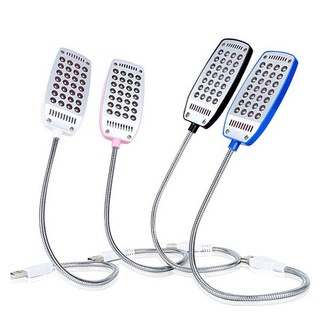 2 đèn LED usb 28 bóng siêu sáng (xanh dương, đen)