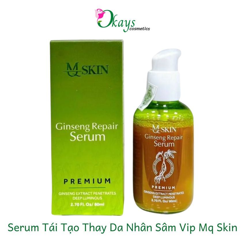 Serum thay da nhân sâm vip Mq Skin OK119 không sưng chống lão hóa tái tạo làm đồng đều màu da 80ml
