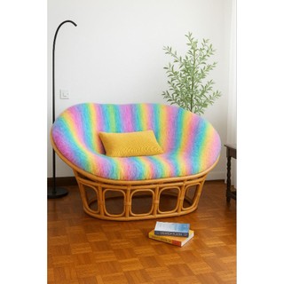 vỏ bọc đệm papasan đôi