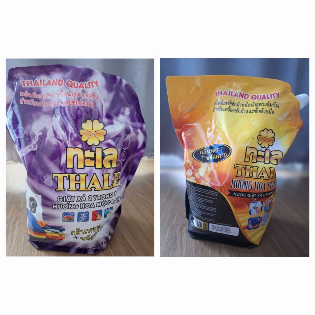 COMBO 2 NƯỚC GIẶT XẢ THALE DẠNG TÚI 3.1 lít