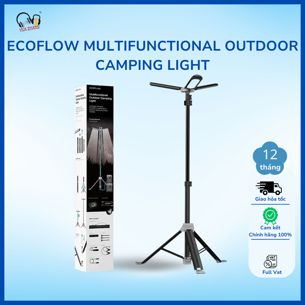 Đèn cắm trại đa năng EcoFlow Multifunctional Outdoor Camping Light chính hãng