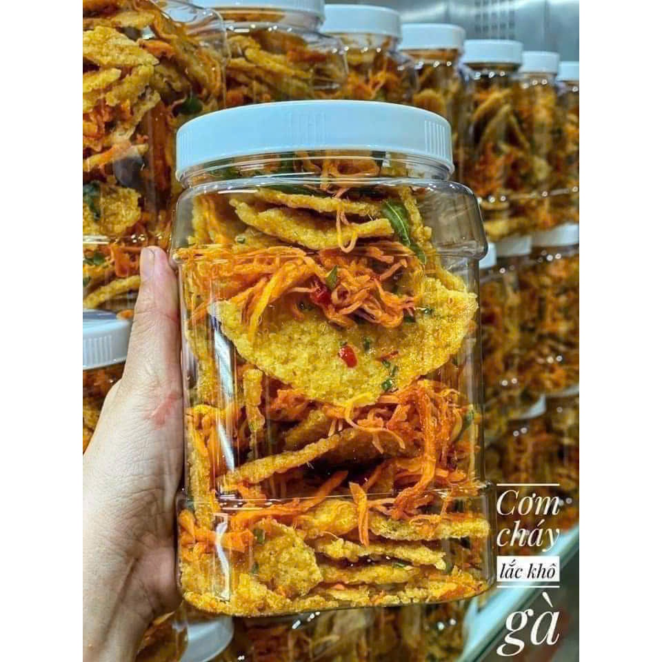 Cơm Cháy Lắc Khô Gà Hũ 500gr