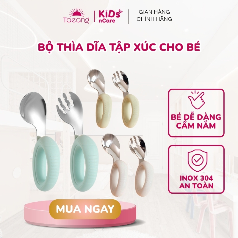  Set Thìa Dĩa Cong Tập Xúc Cho Bé Silicone Có Hộp Đựng Thìa Tập Cho Bé Ăn Dặm Thìa Bát Khay Ăn Dặm 