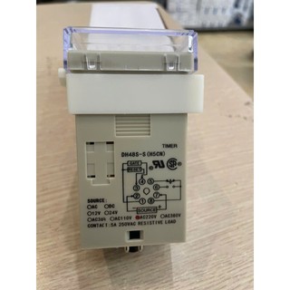 Rơle thời gian (Timer) DH48S-S (Đã bao đế)