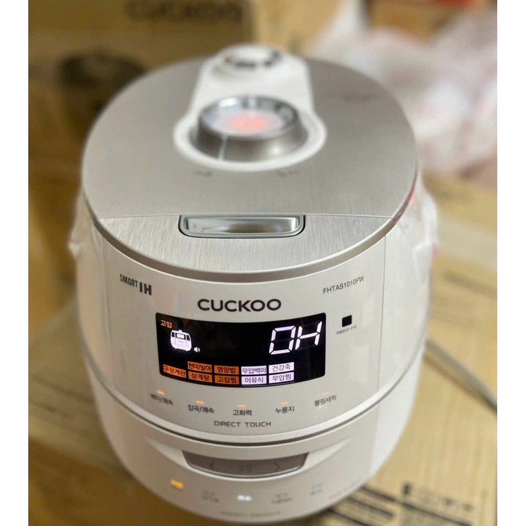 [Hàng Chính Hãng] NỒI CƠM ĐIỆN CUCKOO CAO TẦN ÁP SUẤT KÉP CRP-FHTAS1010FW 1.8L và CRP-FHTAS0610FW