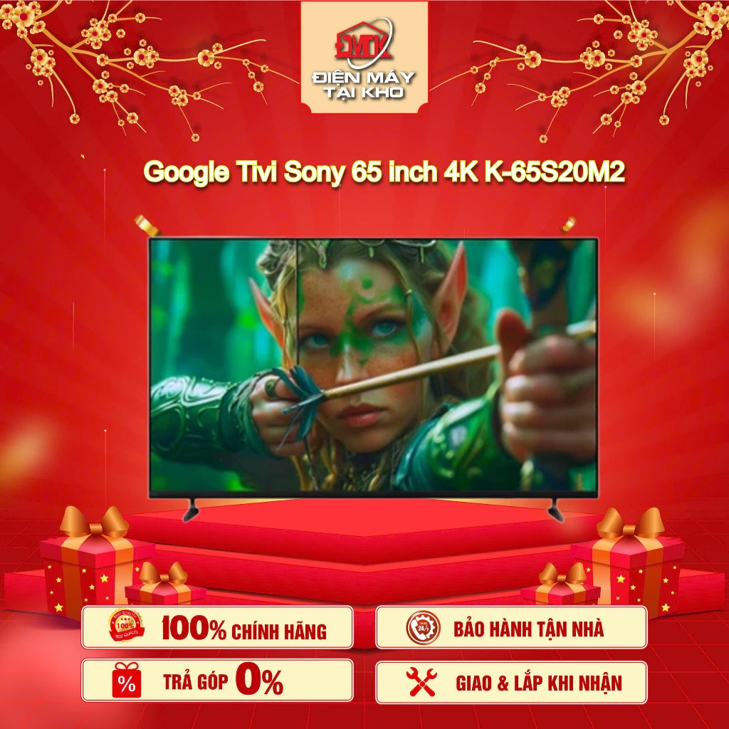 Google Tivi Sony K 65S20M2 65 Inch 4K – Hệ Điều Hành Google TV – Hình Ảnh Sắc Nét