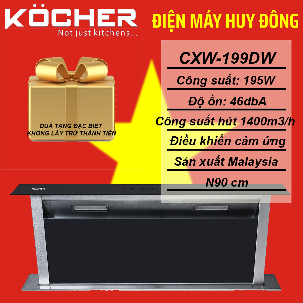 MÁY HÚT MÙI KOCHER TESLA CXW-199DW