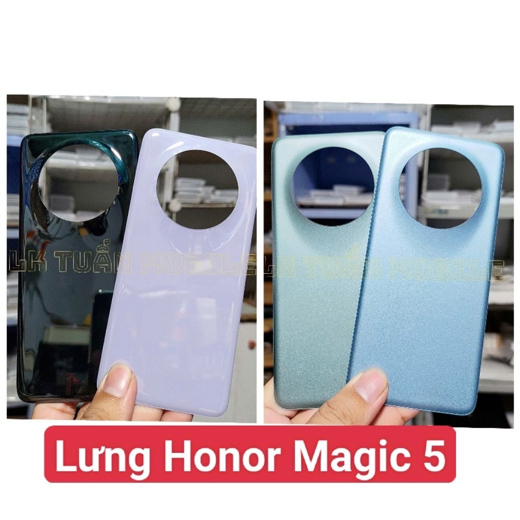 Nắp lưng Huawei Honor Magic 5 / Nắp lưng Honor Magic5 lk loại 1 tặng keo dán