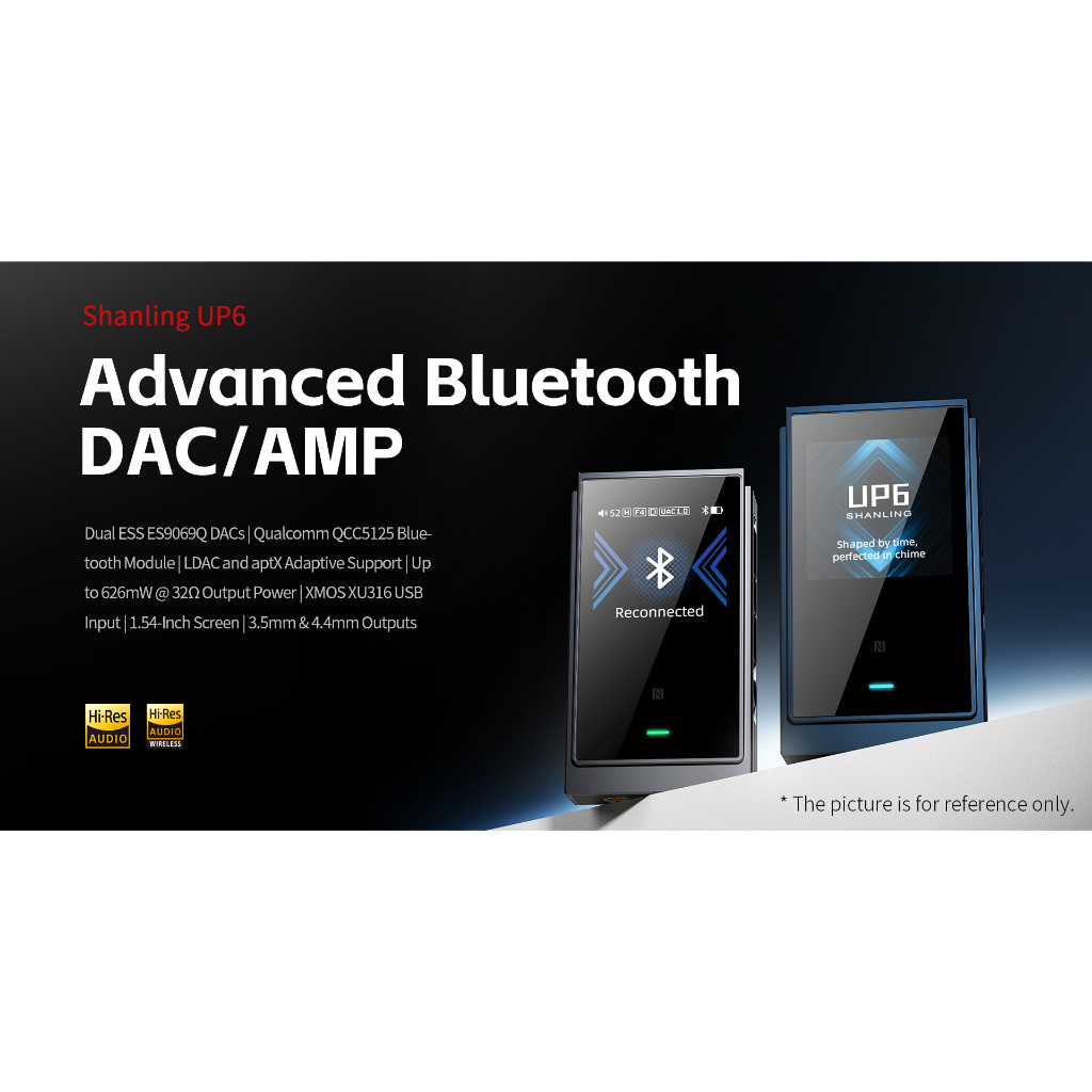 SHANLING UP6. DAC/Headphone Amp, Soundcard USB