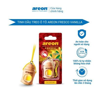 [Chính hãng] Tinh dầu treo ô tô Areon Fresco Vanilla - Hương Vani ngọt dịu