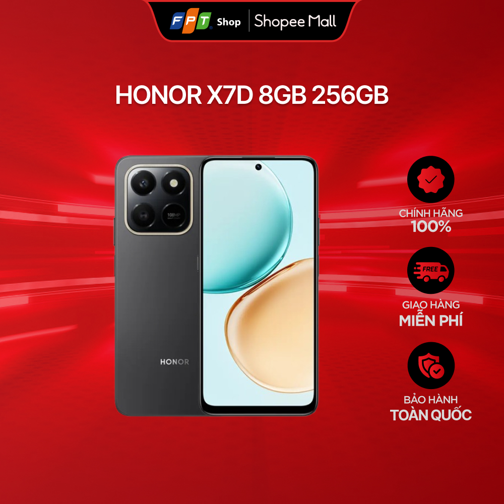 [Hàng mới về] Điện thoại Honor X7d 8GB 256GB
