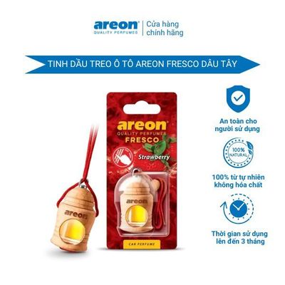 [Chính hãng] Tinh dầu treo ô tô Areon Fresco Hương Dâu tây