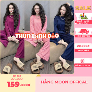  Đồ Bộ Nữ Set Bộ Ủ KEM Suông THUN LẠNH DẺO Bigsize 45-85KG 