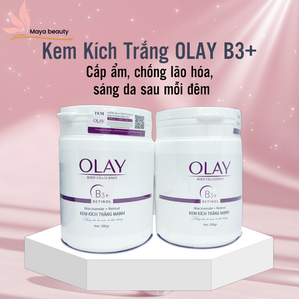Kem kích trắng Olay Siêu tốc, Dưỡng thể trắng da OLay - Hũ 250g