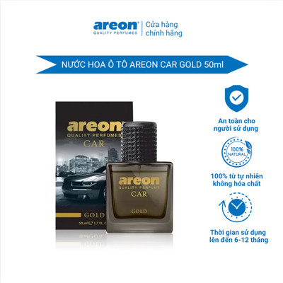 Nước Hoa Ô Tô Cao Cấp Dạng Xịt Areon Car Gold Perfume 50ml