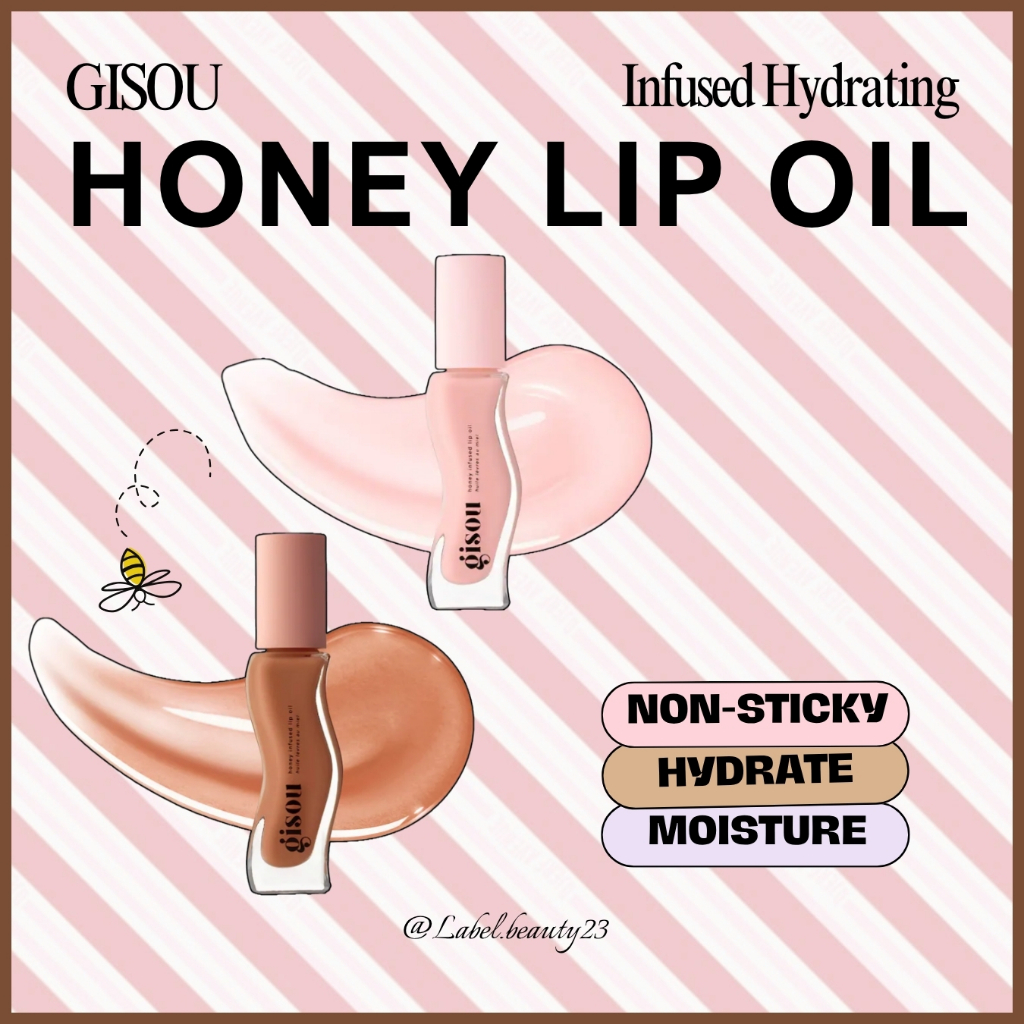 New Colors - SẴN ✨ Dầu dưỡng môi Gisou Honey Infused Lip Oil - 𝐋𝐚𝐛𝐞𝐥.𝐛𝐞𝐚𝐮𝐭𝐲 ✨