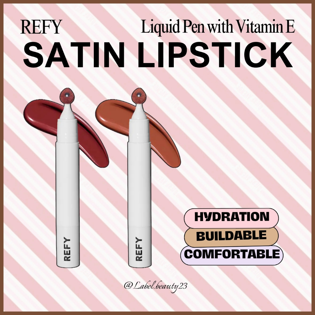 ✨ Son kem lì REFY  Satin Liquid Lipstick Pen with Vitamin E  - 𝐋𝐚𝐛𝐞𝐥.𝐛𝐞𝐚𝐮𝐭𝐲 ✨