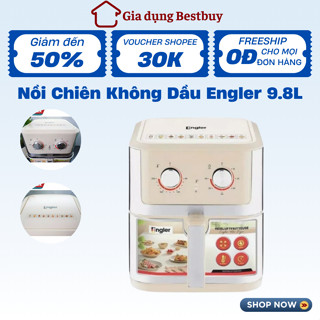 Nồi Chiên Không Dầu Engler EL221 9.8L Công Suất 1800W Chiên Nướng Đa Năng Bảo Hành 24 Tháng
