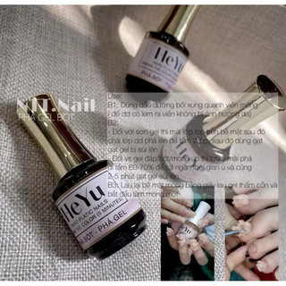 Phá gel phá bột Heyu chính hãng siêu khoẻ vynail2000