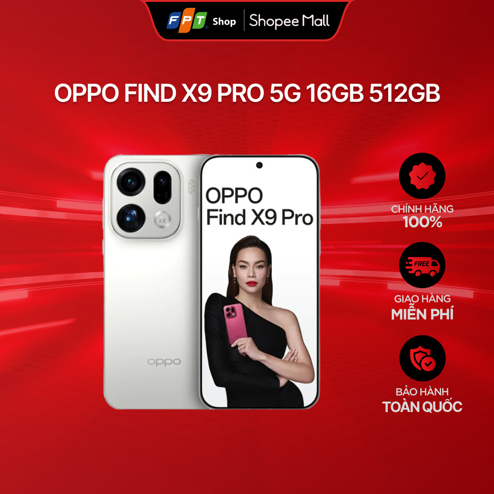 [Chính hãng] Điện thoại OPPO Find X9 Pro 5G 16GB 512GB