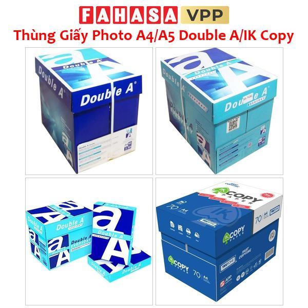 Thùng Giấy Photo A4/A5 Double A/IK Copy