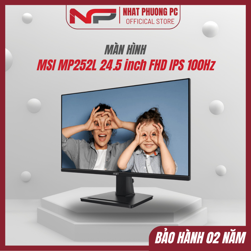 Màn Hình Văn Phòng - MSI MP225V MP242L MP252L MP225V MP251W E2 22-24.5 inch FHD IPS 100Hz