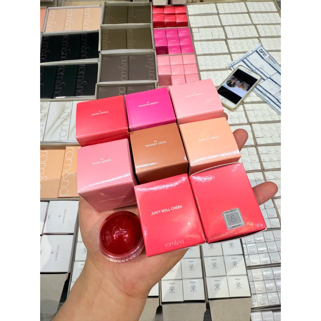 Má Hồng Kem Dạng Lăn, Căng Bóng ROMAND Juicy Roll Cheek 8.4g