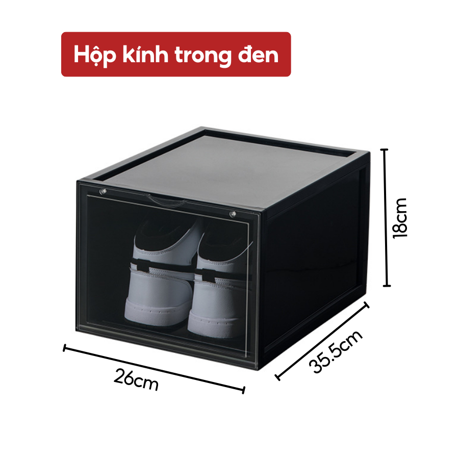 Hộp Đựng Giày Nhựa Cứng Cao Cấp Size Lớn, Box Đựng Giày, Hộp Để Giày Dép Nam Châm Lắp Ráp Tiện Lợi ( Loại Xịn ) | BigBuy360 - bigbuy360.vn