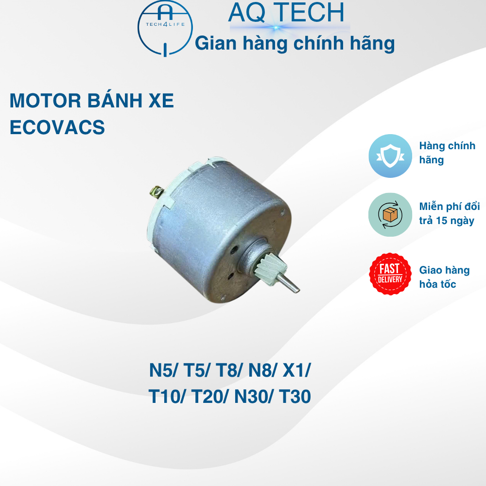 Motor bánh xe, động cơ bánh xe Ecovacs N5/ T5/ T8/ N8/ X1/ T10/ T20/ N30/ T30