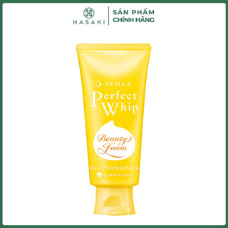 Sữa Rửa Mặt Senka Dưỡng Sáng Mờ Thâm 100g Perfect Whip Vit C Hasaki Sản Phẩm Chính Hãng