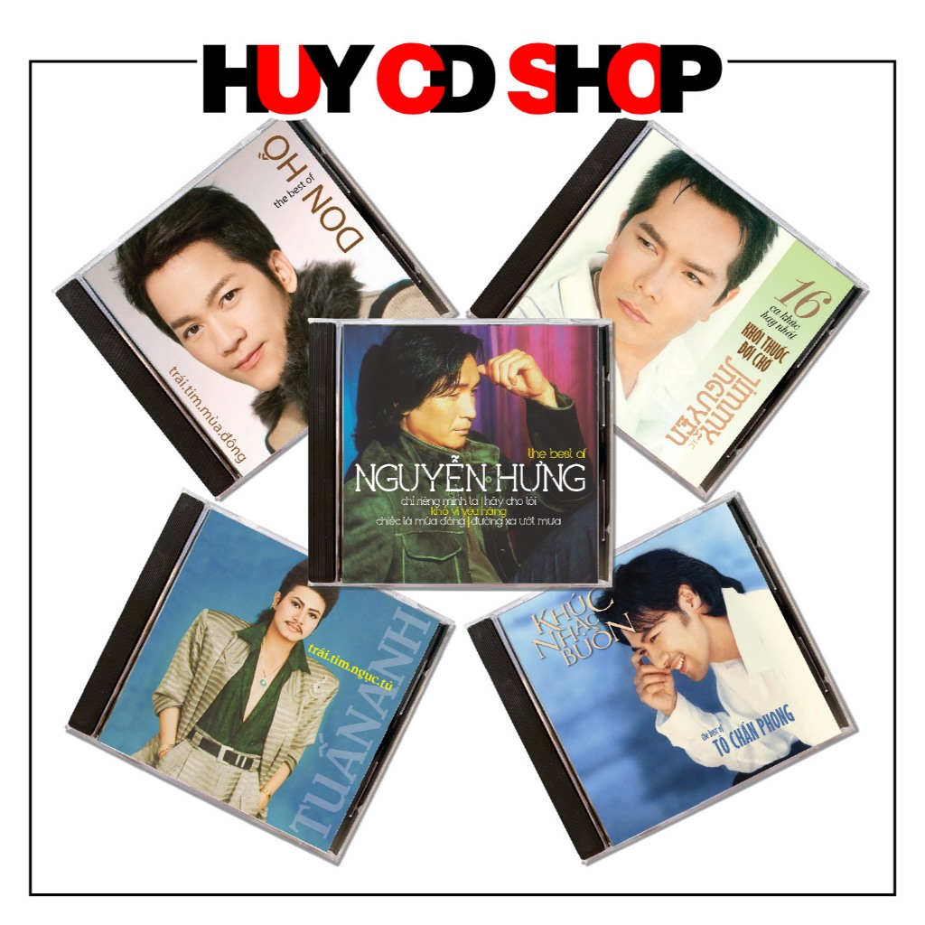 Đĩa CD Don Hồ - Jimmy Nguyễn - Nguyễn Hưng - Tuấn Anh - Tô Chấn Phong - Đĩa lòng trắng