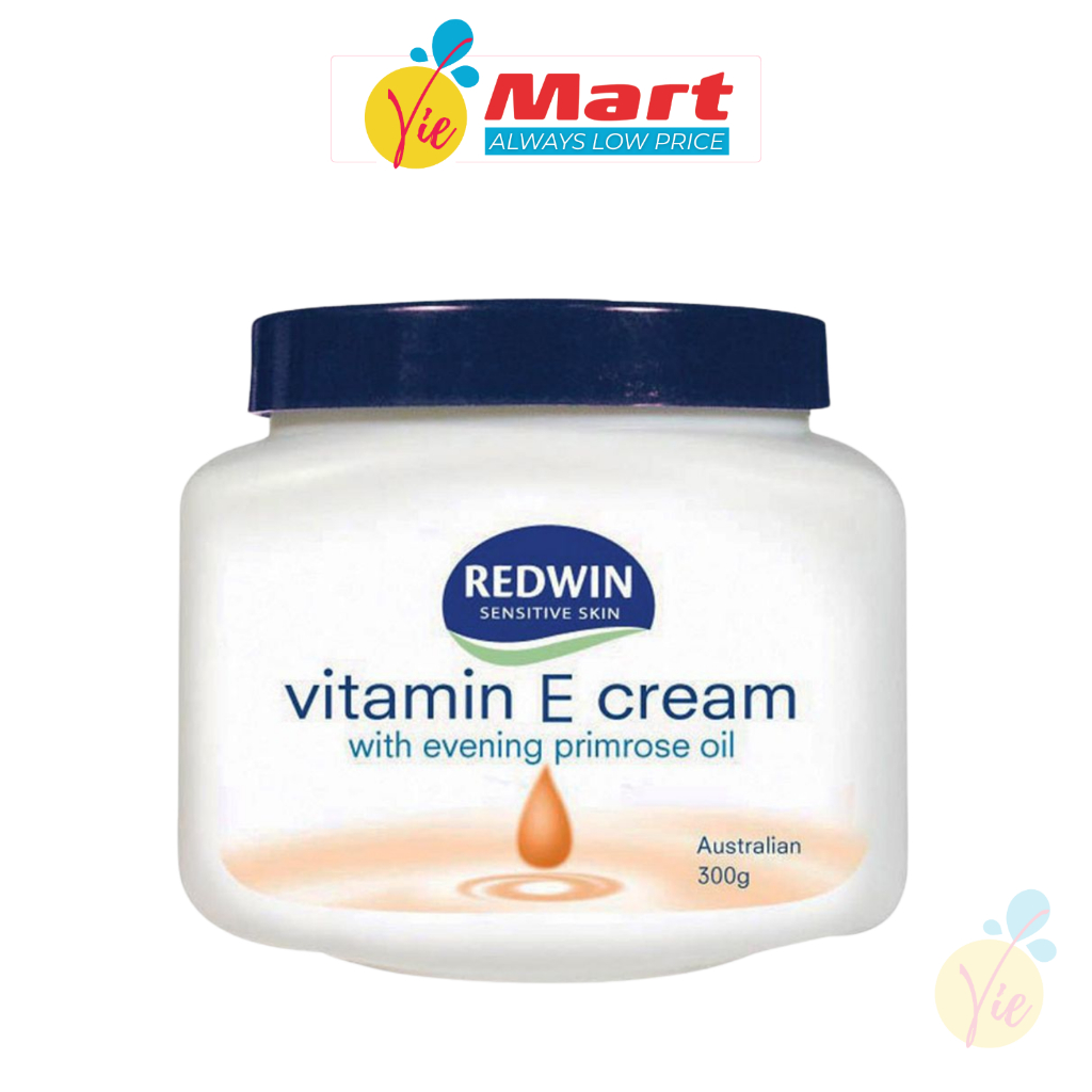 Kem Dưỡng Da Mềm Mịn Body Redwin Vitamin E Cream 300g - Giúp Da Mềm Mịn Chống Nứt Nẻ Cho Mặt Và Body