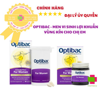 Men vi sinh Optibac tím  For Women, UK Anh Quốc (30v/ 90 viên) hỗ trợ phụ khoa cho phụ nữ và mẹ bầu
