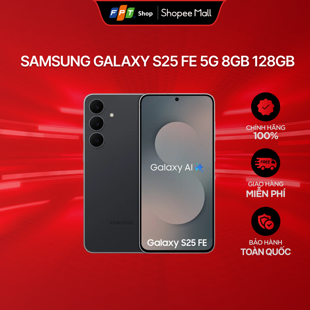 [Chỉ GH tận nơi] Điện thoại Samsung Galaxy S25 FE 5G 8GB 128GB
