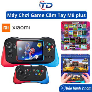 Máy chơi game cầm tay M8 Plus Có tay cầm Màn hình HD siêu nét Chơi Game 2 Người Pin 1200mAh