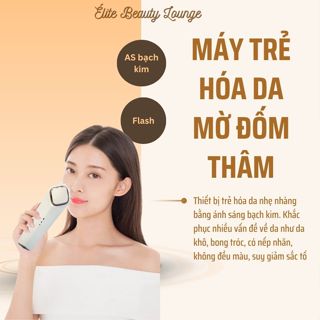  Máy trẻ hóa da mờ thâm ánh sáng bạch kim trị mụn trứng cá làm trắng da nâng cơ và săn chắc da CSSD117 Élitebeauty 