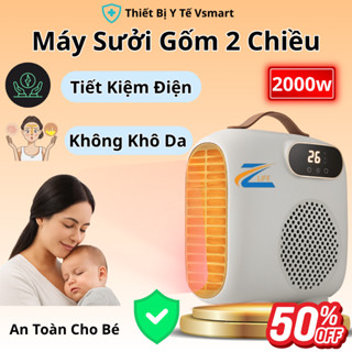  Máy Sưởi Gốm Nhà Tắm Zlife Z-2000W Đèn Sưởi Cho Bé Sơ Sinh Giữ Ấm Phòng Ngủ Tiết Kiệm Điện 