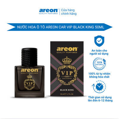 Nước hoa ô tô AREON Car Perfume VIP Black King 50ml