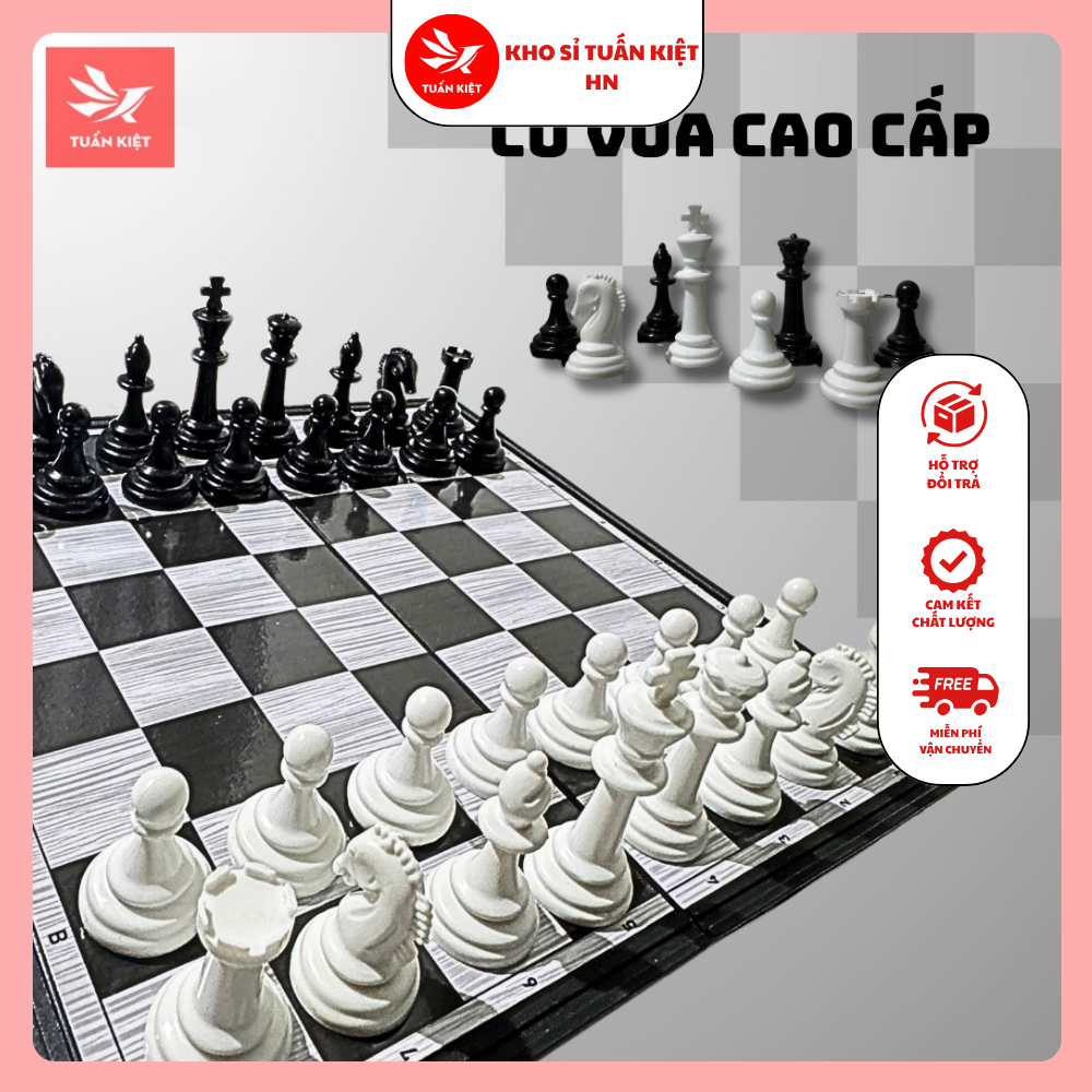 Bộ Cờ Vua Nhựa Gấp Gọn Nhật Minh NM3254–3256 – Quân Cờ Cao Cấp, Chất Liệu Nhựa…