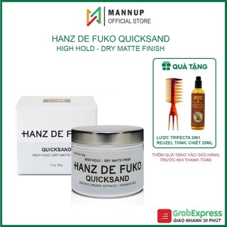   Chính Hãng 100% Sáp Vuốt Tóc Hanz de Fuko Quicksand 56g 