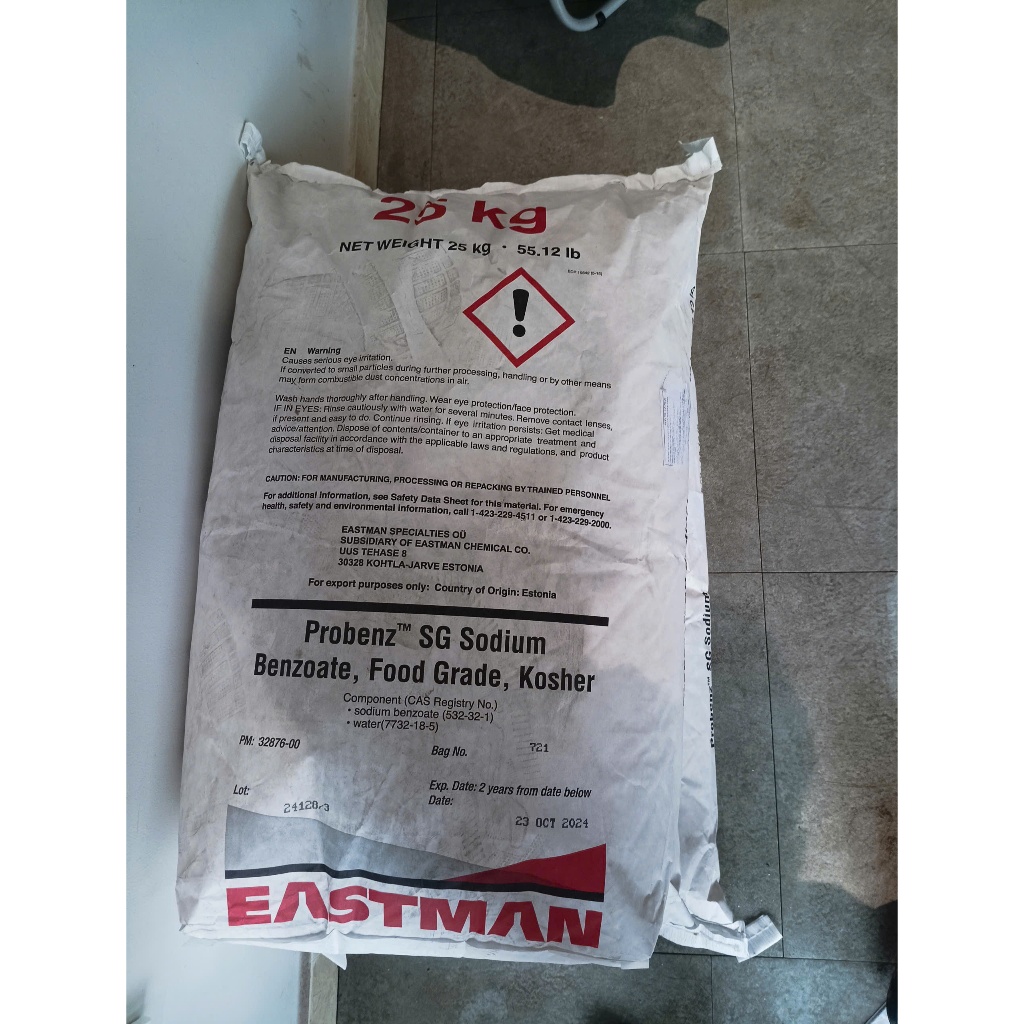 1 kg Benzoate  Estonia"BẢO QUẢN THỰC PHẨM ...MỸ PHẨM THẢO DƯỢC CHỐNG MỐC, CHỐNG THỐI..