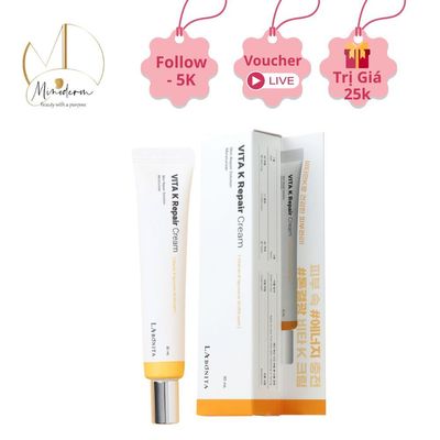 Kem Dưỡng LABONITA Vita K Repair Cream Giúp Phục Hồi Da, Giảm Mẩn Đỏ, Giản Mao Mạch 30ml