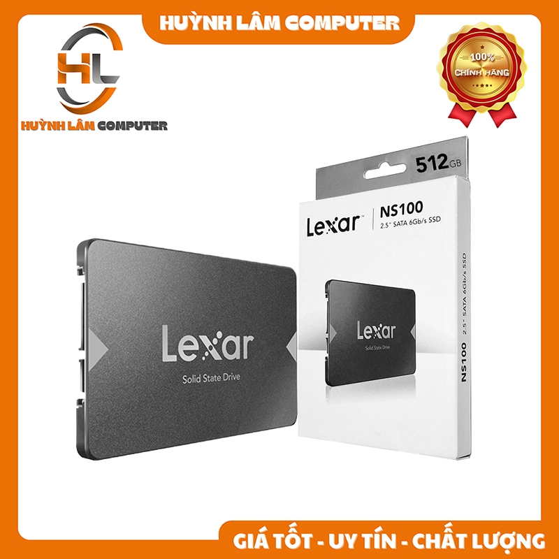 SSD Lexar NS100 512GB 2.5-Inch SATA III chính hãng phân phối