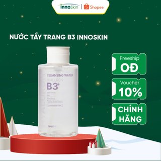  Nước Tẩy Trang B3+ Hàn Quốc Innoskin 500 ml Tẩy Trang Sạch Sâu Kiểm Soát Dầu Nhẹ Nhàng Dưỡng Ẩm 