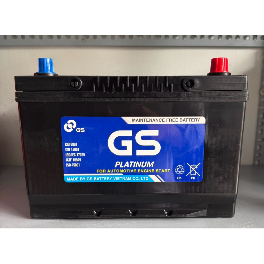 Bình ắc quy 12v khô miễn bảo dưỡng gs 95D31L (12V-80AH)