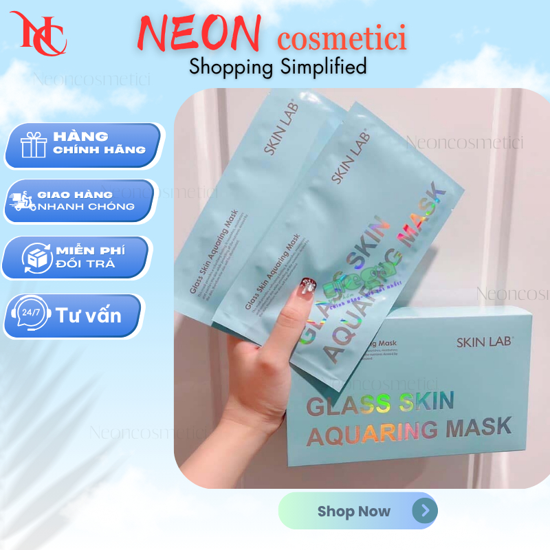 ( 1 miếng ) Mặt nạ Skin lab Glass Skin Aquaring Mask