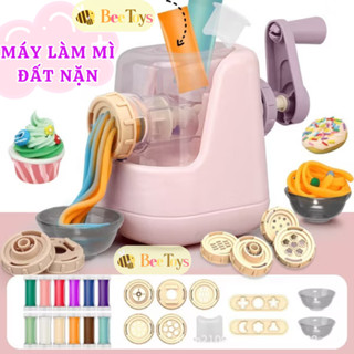 Đồ chơi làm kem cho bé gái đất sét nặn cho bé kèm khuôn nặn đất sét từ bột mì không dính tay an toàn cho bé Bee Toys 
