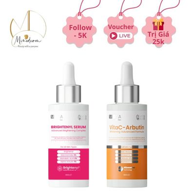 Tinh chất MD CARE Brightenyl, VitaC-Arbutin Serum Sáng Da, Chống Lão Hoá, Giảm thâm nám 30ml