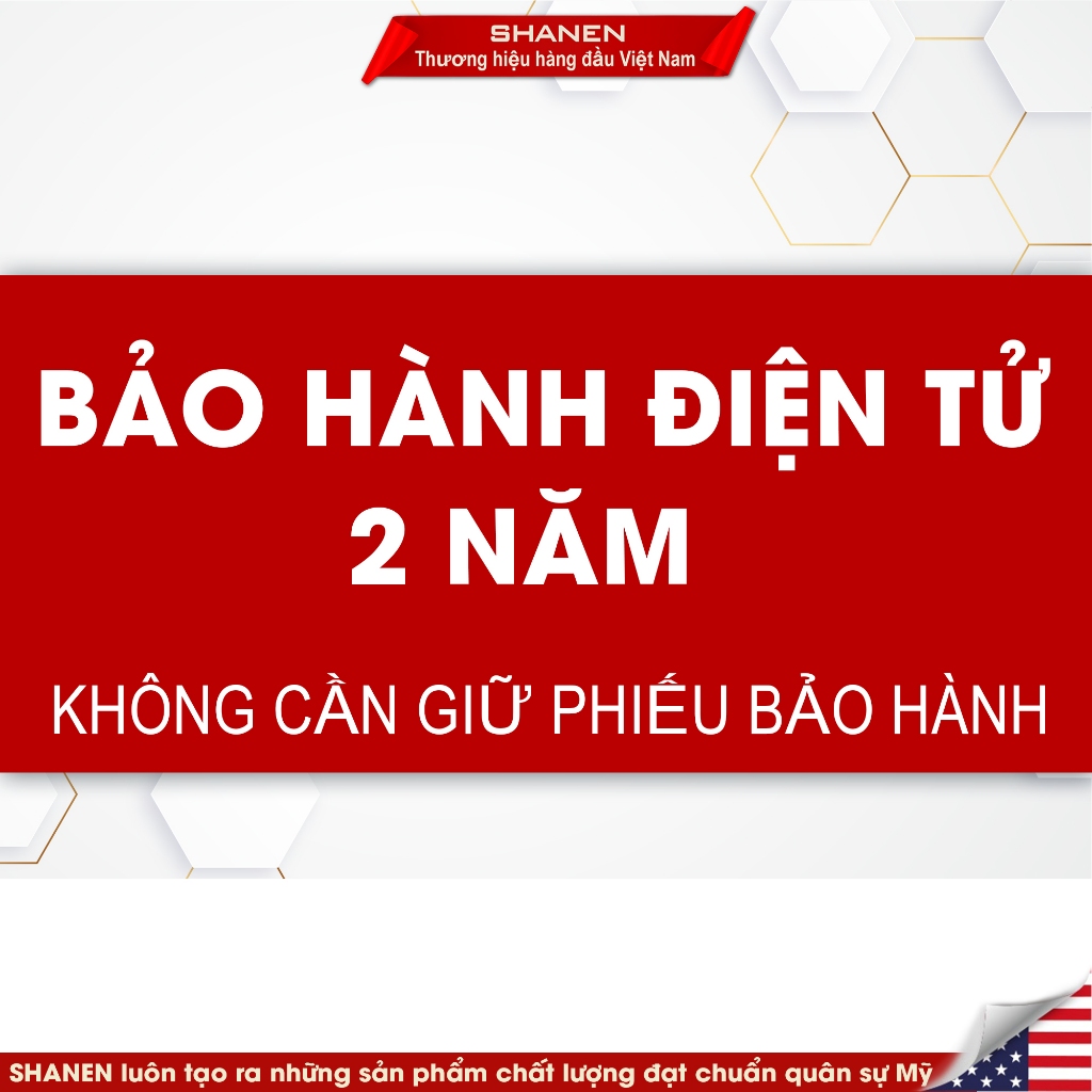 GÓI DỊCH VỤ BẢO HÀNH ĐIỆN TỬ 24 THÁNG cho Máy Hút Bụi Cầm Tay SHANEN