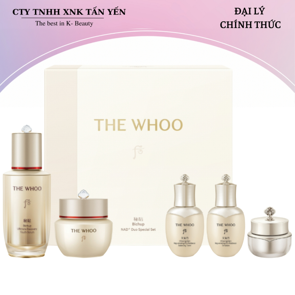 Set Dưỡng THE WHOO Chống Lão Hóa Bichup NAD+ Duo